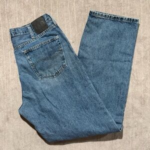 Lee Jeans Men's 36x34 Blue Relaxed Fit Straight Leg Denim Classic 2055529 Pants